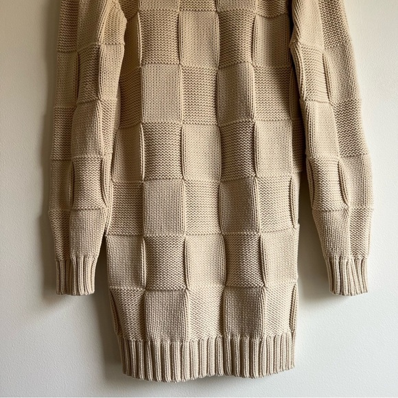 Ganni Smiley Poplin Collar Cardigan in Brazilian Sand - Picture 14 of 16